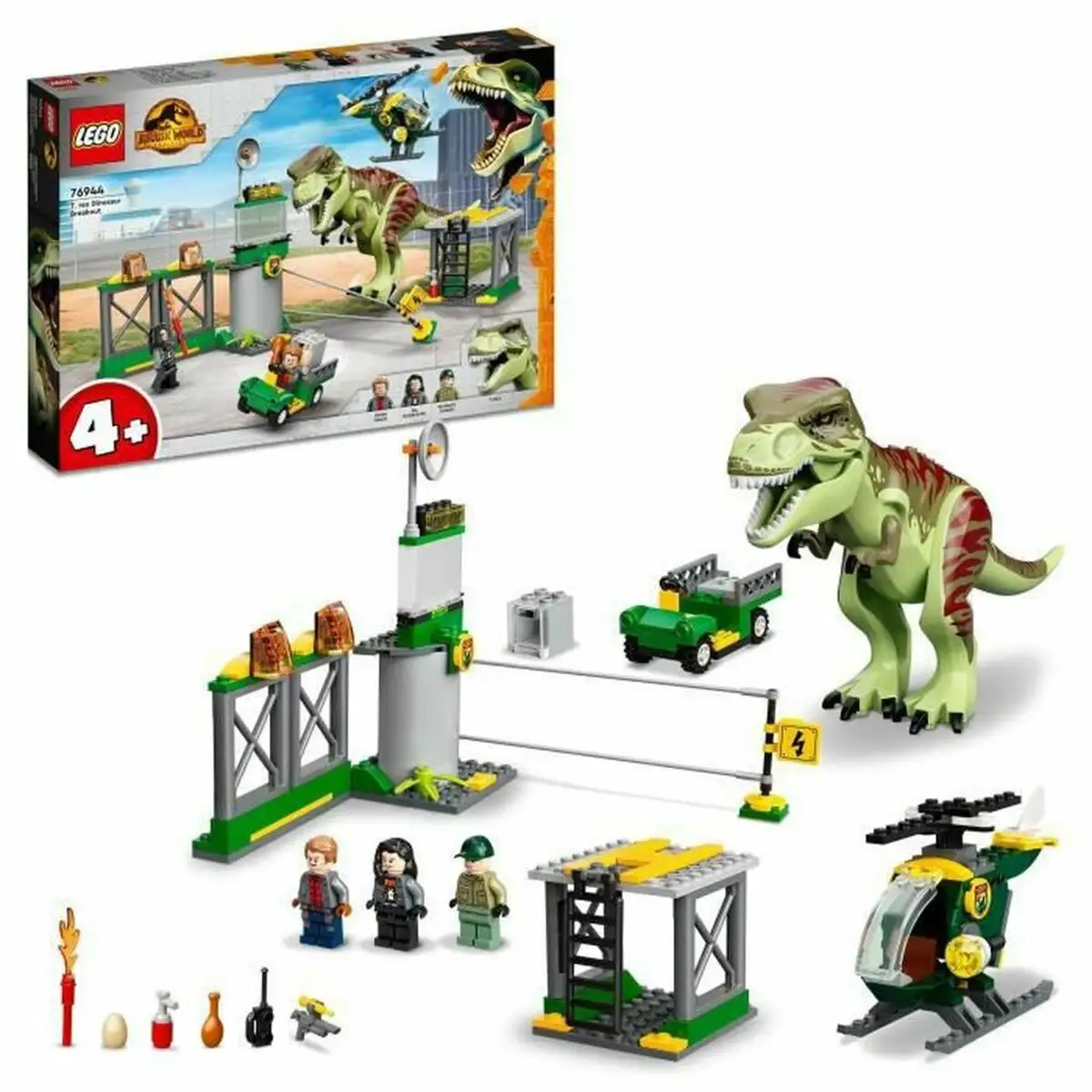 Playset lego 76944 jurassic world t rex escape 140 140 pieces _3794. DIAYTAR SENEGAL - Votre Passage vers l'Élégance Abordable. Explorez notre collection où chaque produit est choisi pour sa qualité et son accessibilité, incarnant ainsi l'essence du Sénégal.