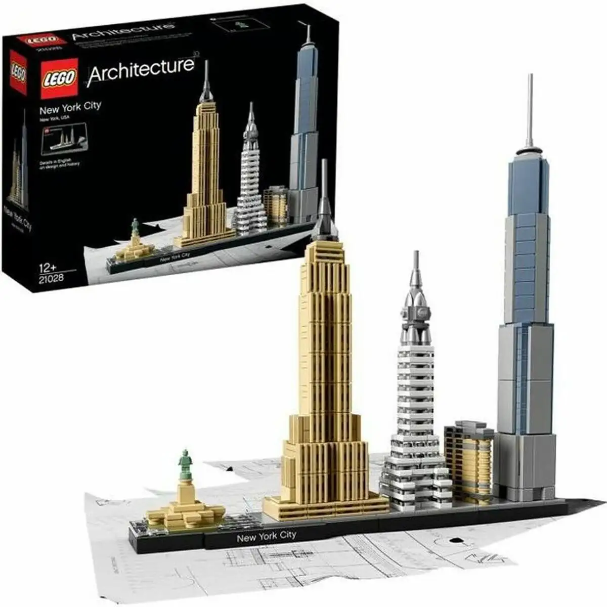 Playset lego architecture 21028 new york_7455. DIAYTAR SENEGAL - Où le Shopping Devient une Aventure Culturelle. Plongez dans notre univers de produits qui célèbrent l'héritage et l'artisanat du Sénégal.