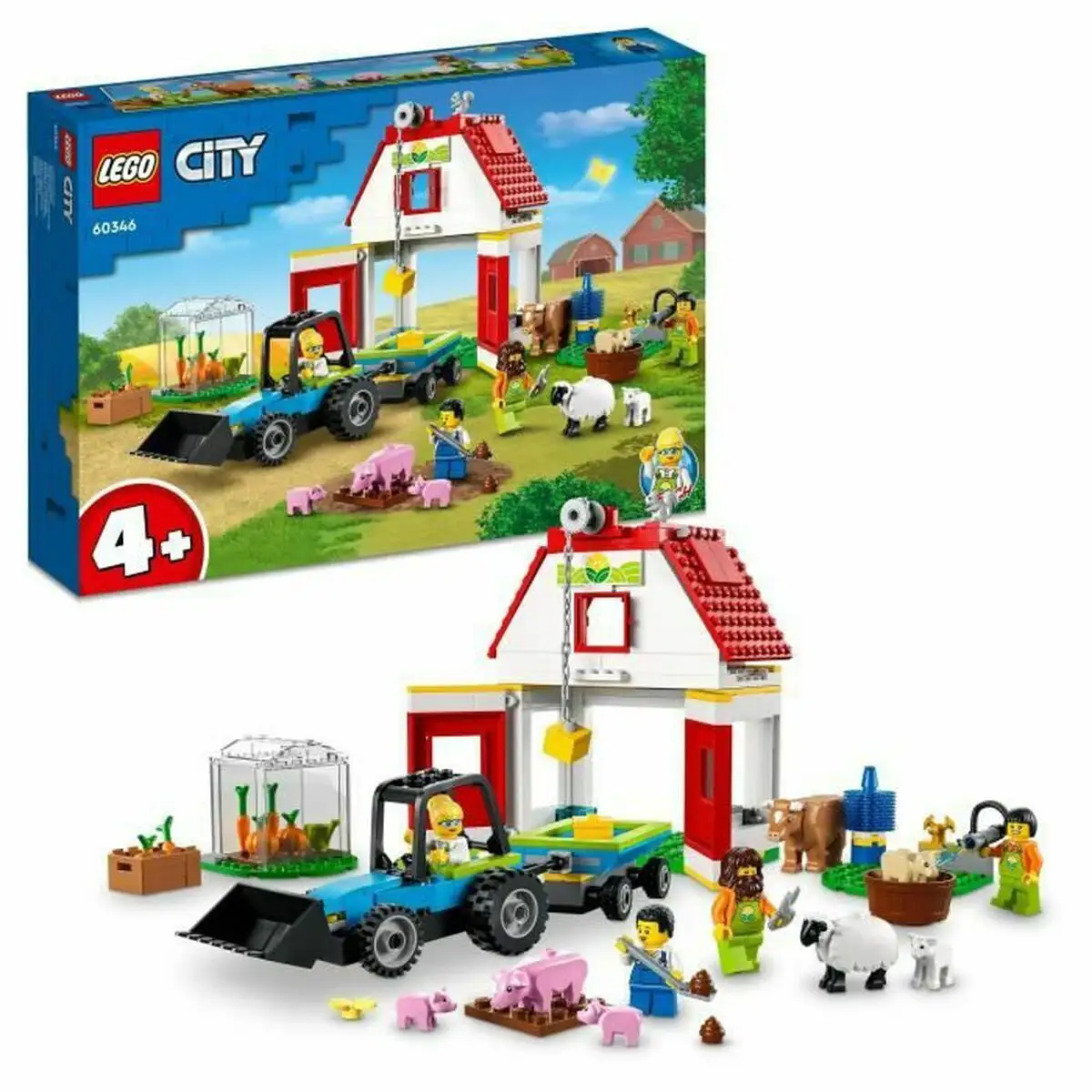 Playset lego city 60346 barn and farm animals_6635. DIAYTAR SENEGAL - Où la Qualité est Notre Engagement. Explorez notre boutique en ligne pour découvrir des produits conçus pour vous apporter satisfaction et plaisir.