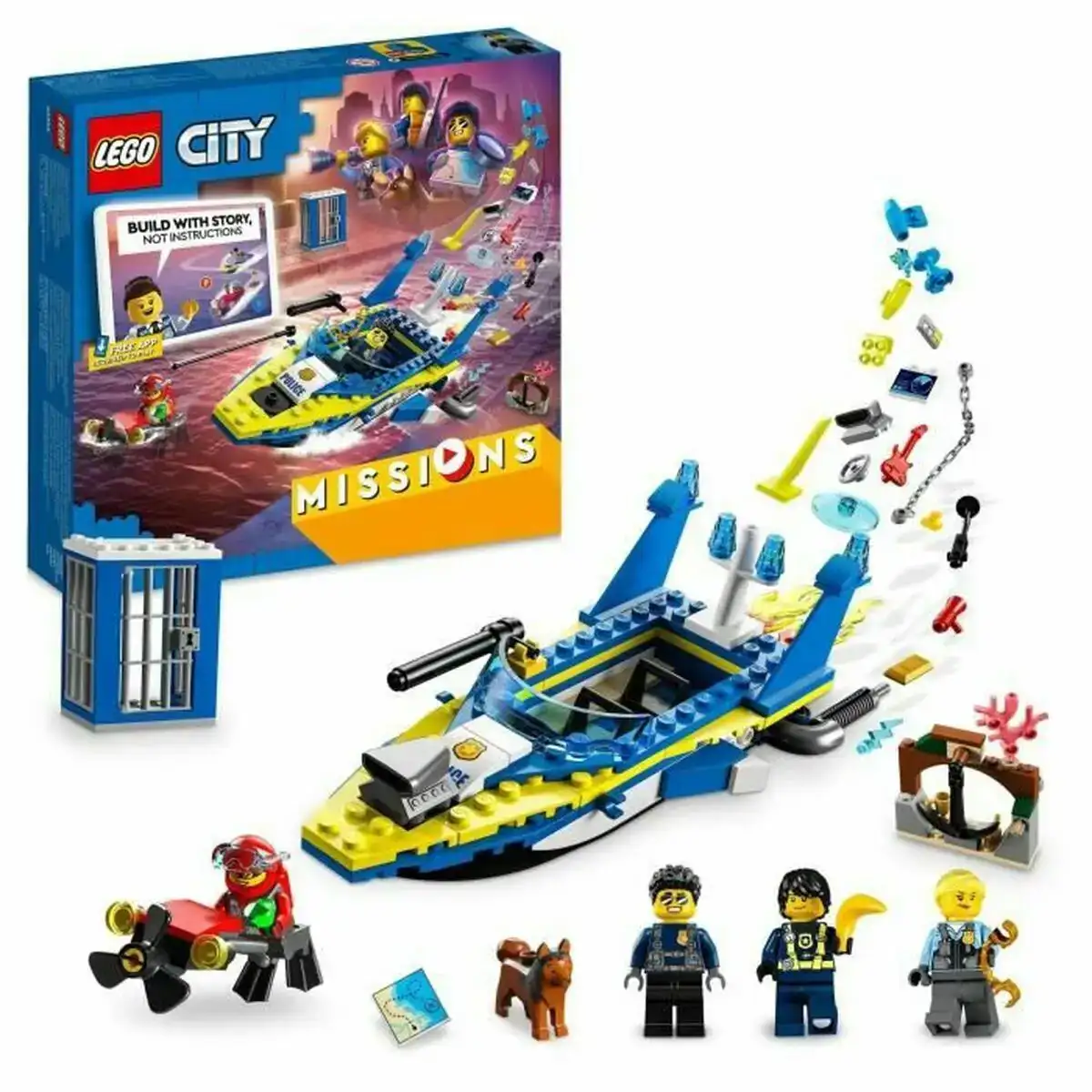 Playset lego city 60355 police detectives water missions_5613. DIAYTAR SENEGAL - Là où Chaque Clic Compte. Parcourez notre boutique en ligne et laissez-vous guider vers des trouvailles uniques qui enrichiront votre quotidien.