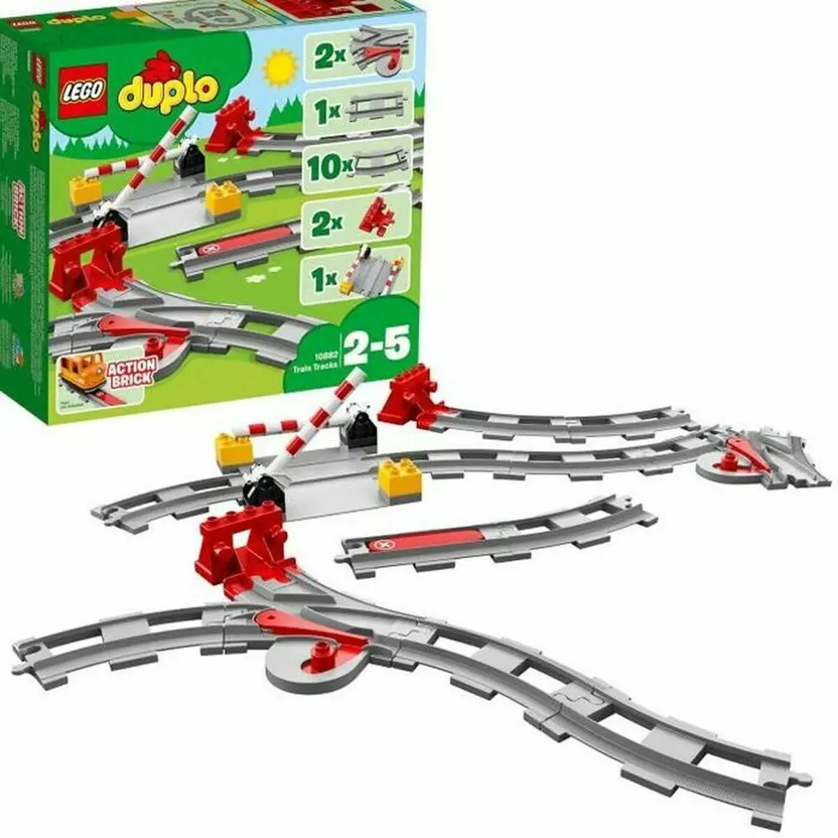 Playset lego duplo my city 10882 the rails of the train_6543. DIAYTAR SENEGAL - Là où Chaque Produit Évoque une Émotion. Parcourez notre catalogue et choisissez des articles qui vous touchent et qui enrichissent votre expérience.