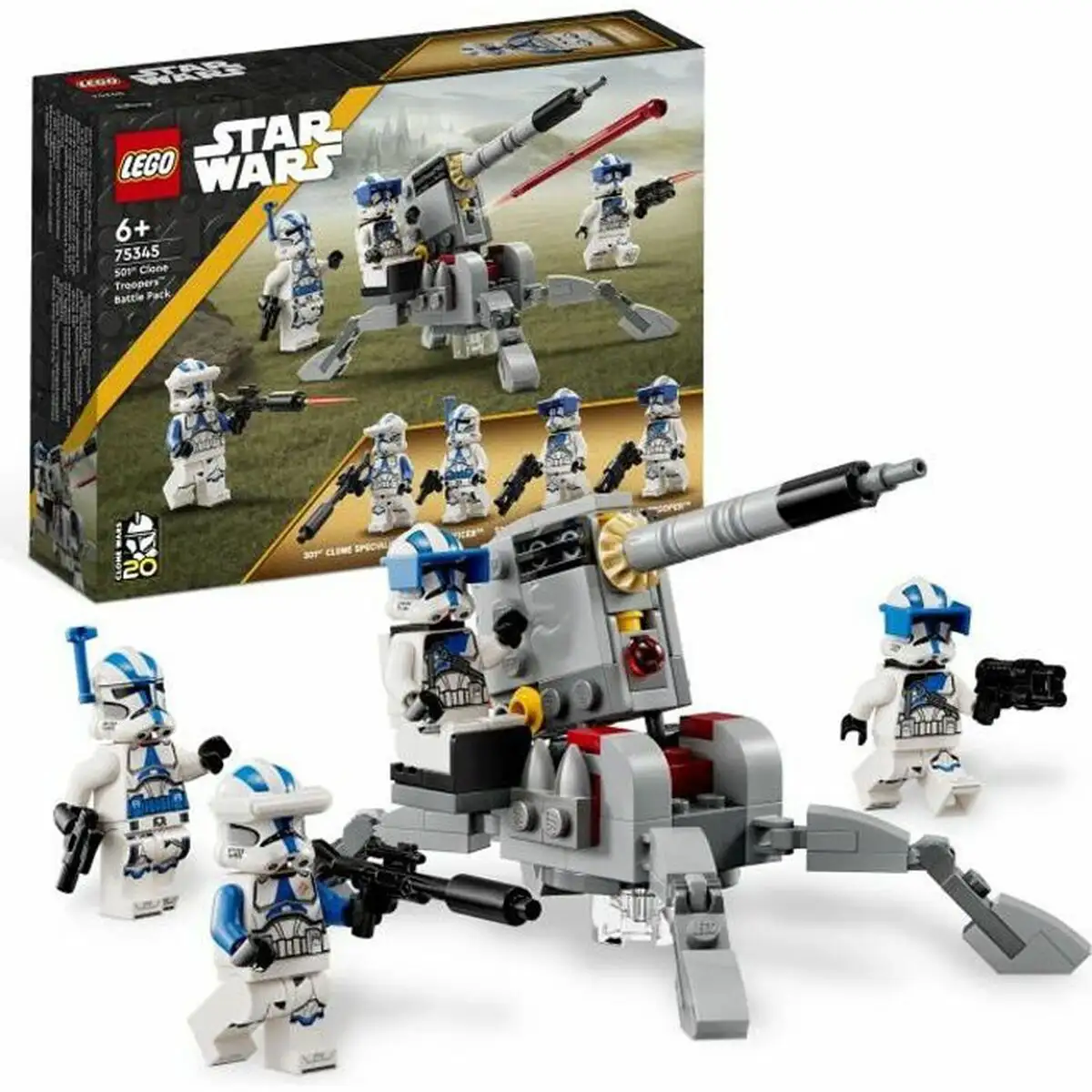 Playset lego star wars 75345 fighting pack of the troopers clone of the 501st legion_3578. Bienvenue sur DIAYTAR SENEGAL - Votre Destination Shopping à la Sénégalaise. Explorez notre boutique en ligne et découvrez une gamme variée de produits qui capturent l'esprit du Sénégal.