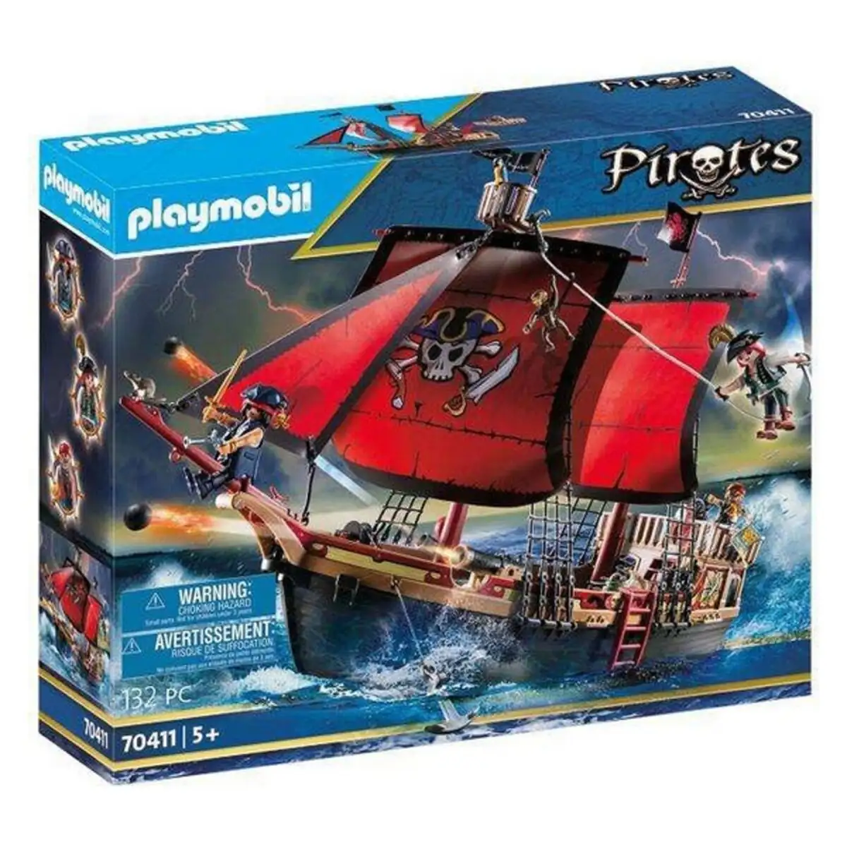 Playset pirates skull pirate ship playmobil 70411 132 pcs_7125. DIAYTAR SENEGAL - Votre Destination pour un Shopping Réfléchi. Découvrez notre gamme variée et choisissez des produits qui correspondent à vos valeurs et à votre style de vie.