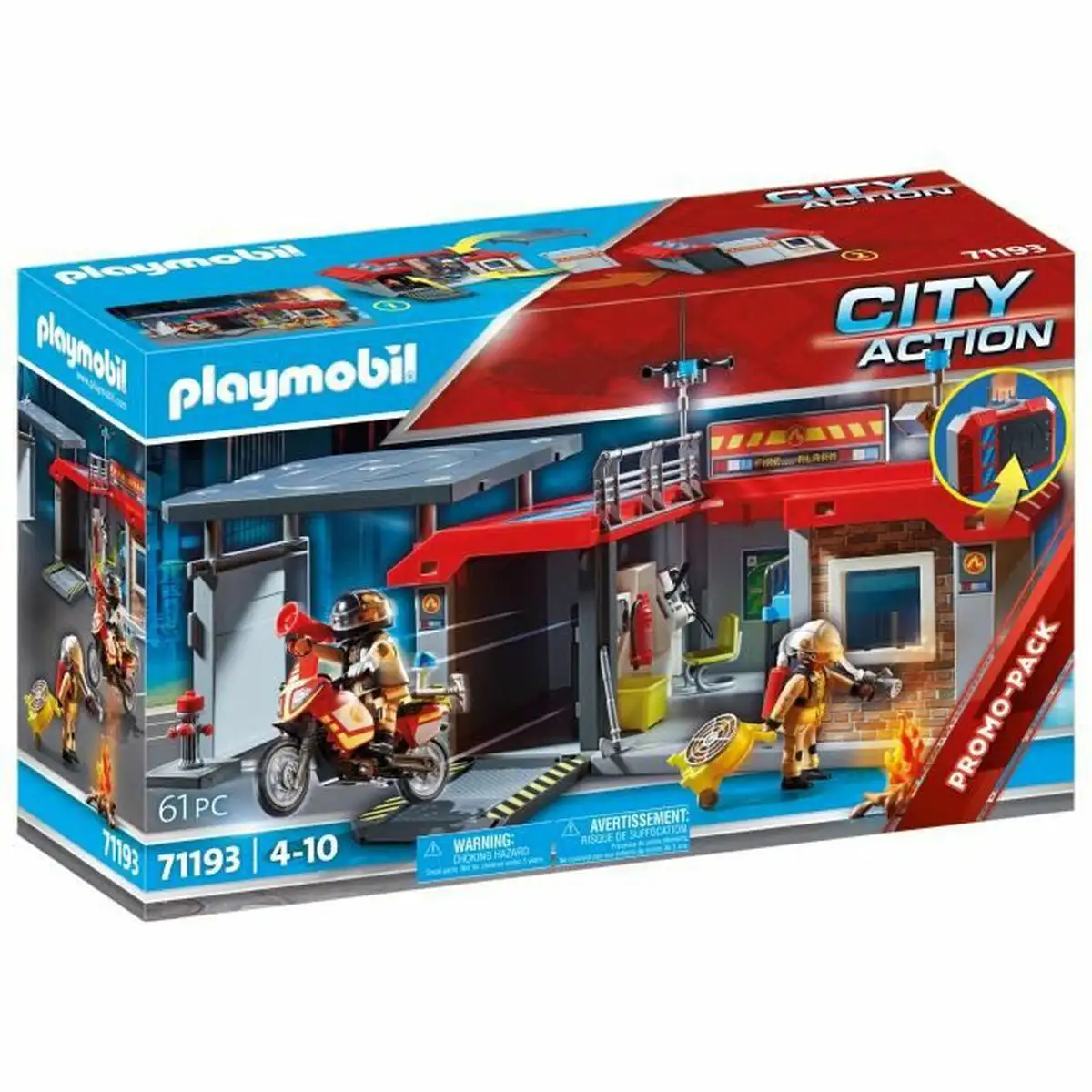 Playset playmobil 71193 sapeur pompier 61 pieces_2046. Bienvenue chez DIAYTAR SENEGAL - Où l'Authenticité Rencontre l'Accessibilité. Explorez notre sélection abordable et découvrez des articles qui incarnent l'essence du Sénégal.