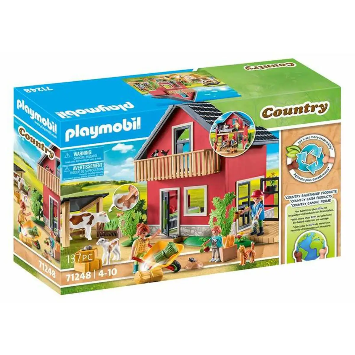 Playset playmobil 71248 country furnished house with barrow and cow 137 pieces_6584. DIAYTAR SENEGAL - L'Odyssée du Shopping à Votre Portée. Parcourez notre boutique en ligne et partez à la découverte d'articles qui rendront chaque jour spécial.