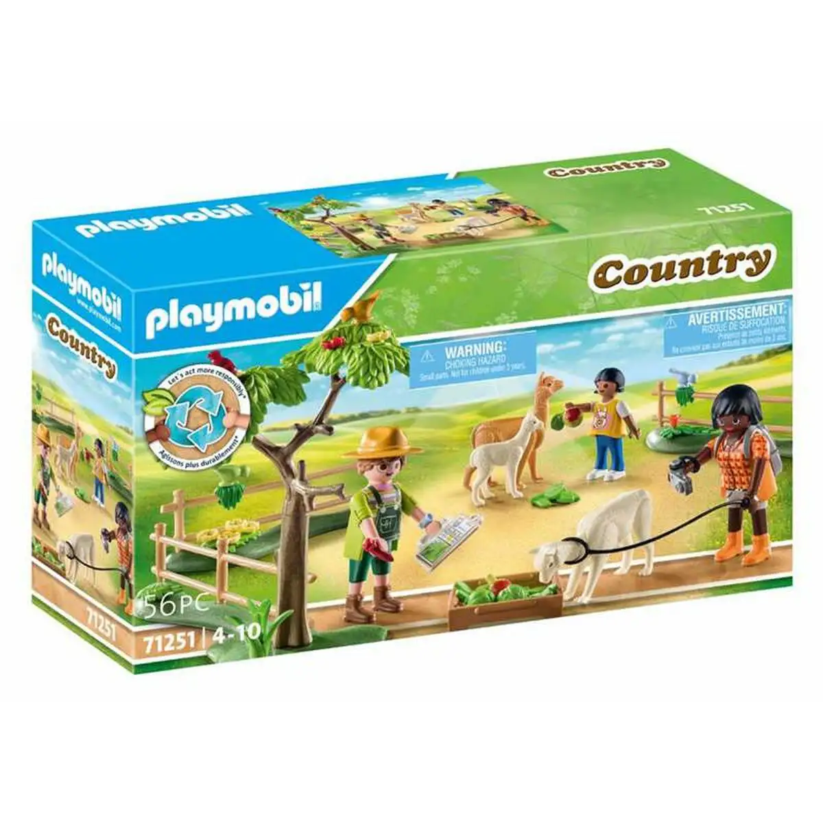 Playset playmobil 71251 country walk with alpaca 56 pieces_9595. DIAYTAR SENEGAL - Où Choisir est une Célébration. Découvrez notre sélection de produits qui représentent la diversité et la joie du Sénégal, à chaque étape de votre vie.