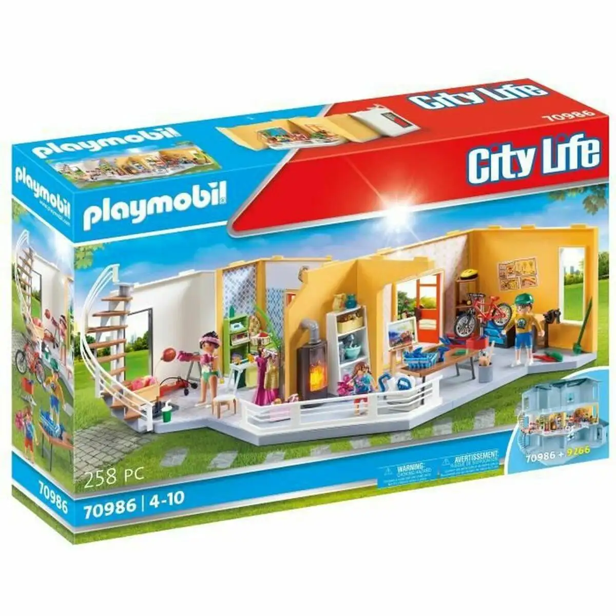 Playset playmobil additional floor for modern house 70986_3666. DIAYTAR SENEGAL - Où l'Élégance Rencontre l'Authenticité. Naviguez à travers notre boutique en ligne et choisissez des produits qui incarnent le style et la tradition du Sénégal.