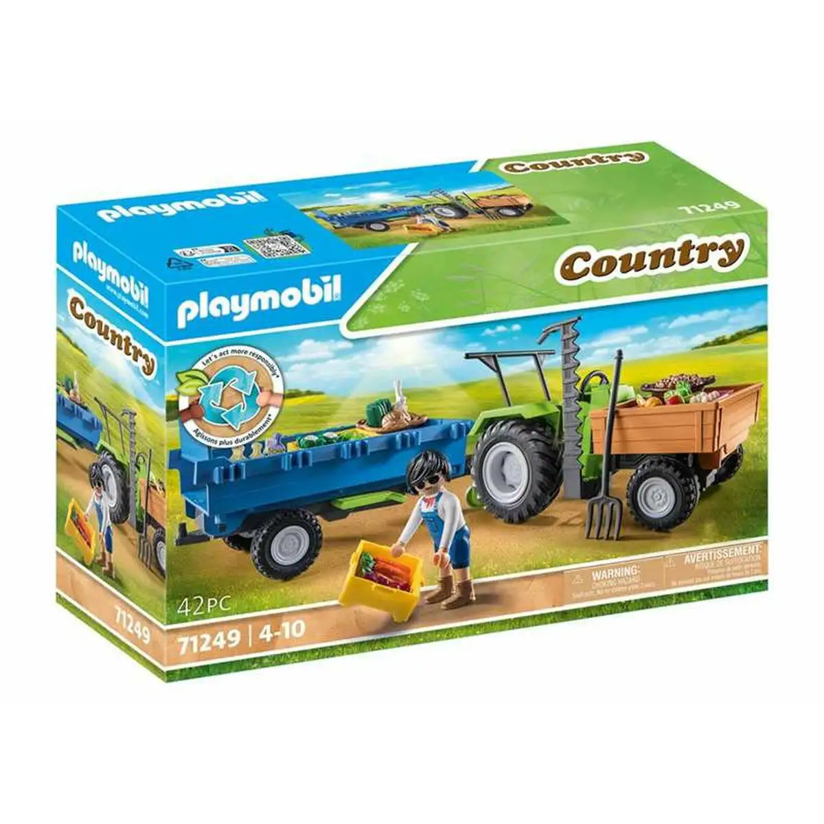 Playset playmobil country tractor 42 pieces_4504. Bienvenue sur DIAYTAR SENEGAL - Où l'Authenticité Rencontre le Confort. Plongez dans notre univers de produits qui allient tradition et commodité pour répondre à vos besoins.
