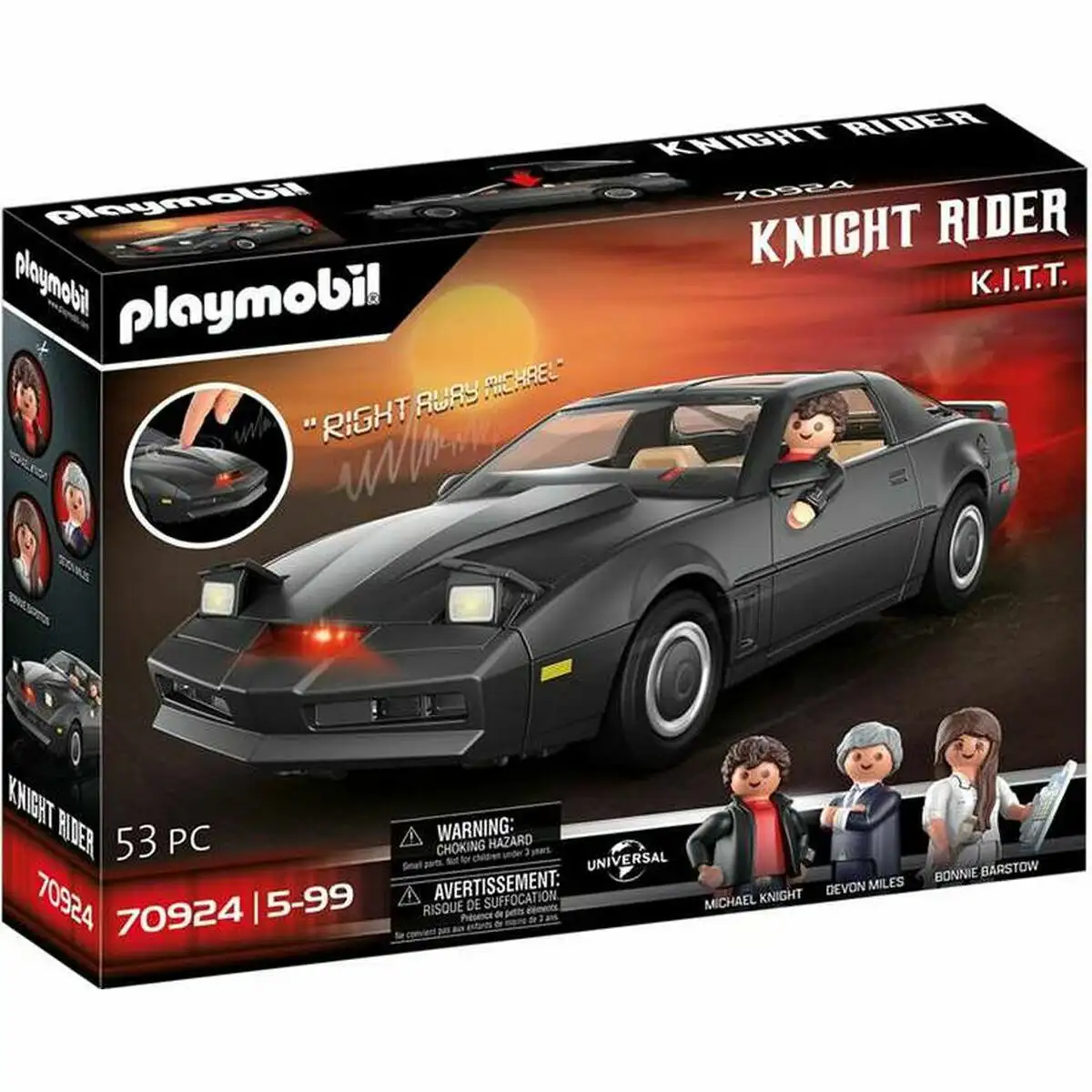 Playset playmobil knight rider the fantastic car 70924_6586. DIAYTAR SENEGAL - Votre Source de Trésors Culturels. Naviguez à travers notre catalogue et trouvez des articles qui mettent en avant la richesse de la culture sénégalaise.