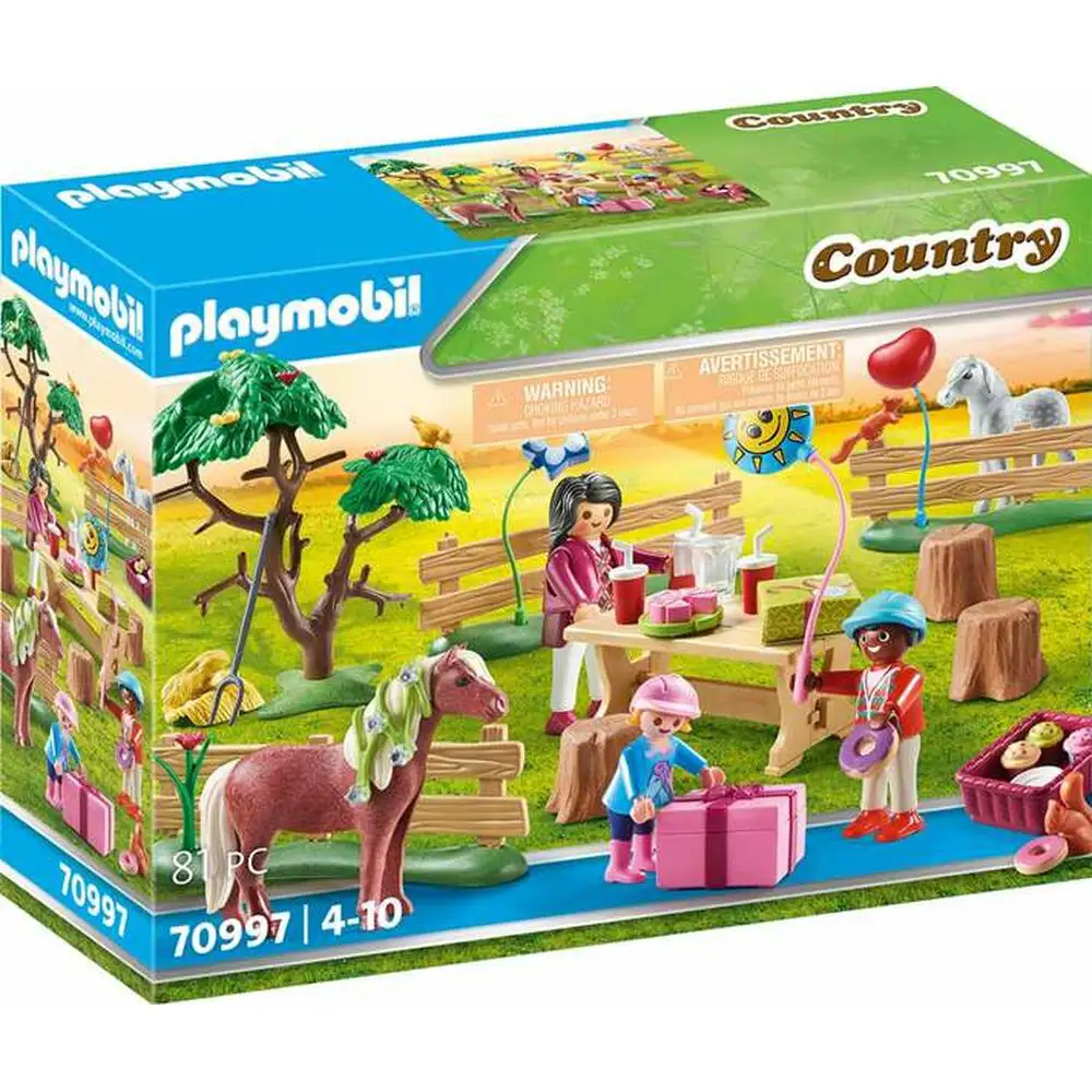 Playset playmobil party decoration with ponies_8325. Bienvenue dans l'univers captivant de DIAYTAR SENEGAL - Votre Plateforme de Shopping Tout-en-Un. Parcourez notre boutique en ligne pour découvrir des produits uniques, allant des articles ménagers aux élégants accessoires de mode.