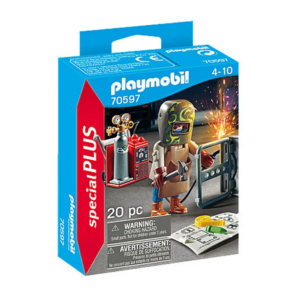 Playset playmobil special plus welder with equipment 70597_5188. DIAYTAR SENEGAL - L'Art de Trouver ce que Vous Aimez. Plongez dans notre assortiment varié et choisissez parmi des produits qui reflètent votre style et répondent à vos besoins.