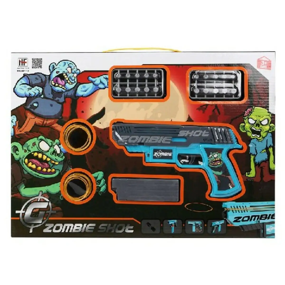 Playset zombie shot pistolet a flechettes bleu 43 x 30 cm _4725. Entrez dans l'Univers de DIAYTAR SENEGAL - Où Choisir est un Voyage. Explorez notre gamme diversifiée et trouvez des articles qui répondent à tous vos besoins et envies.