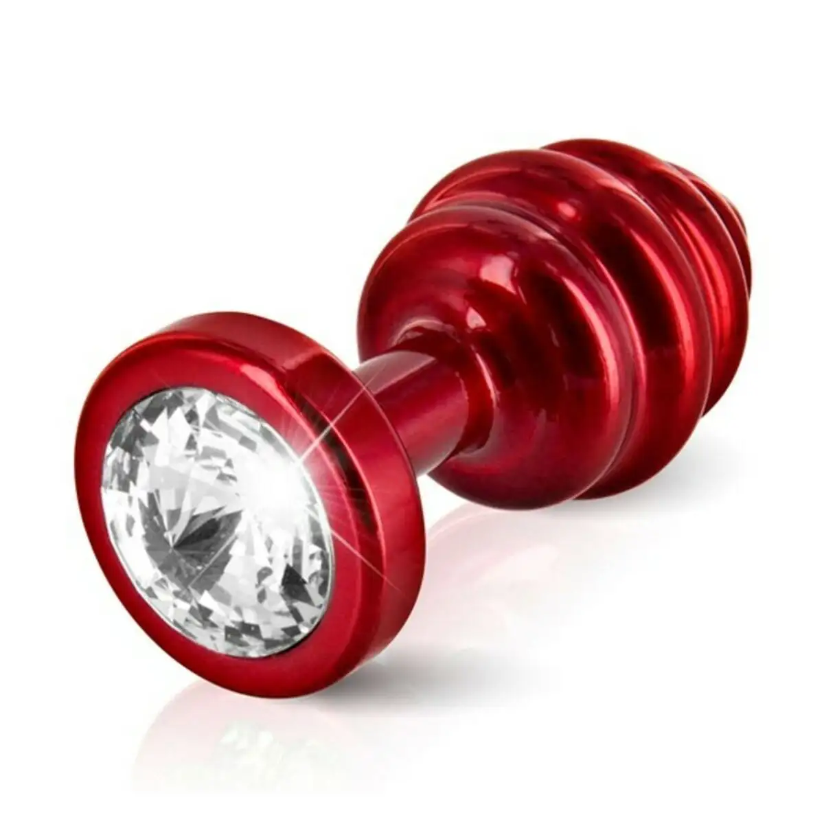 Plug anal nervure rouge 30 mm diogol 71618_2491. DIAYTAR SENEGAL - Là où Chaque Achat Contribue à un Rêve. Naviguez à travers notre boutique en ligne et soutenez des artisans talentueux tout en acquérant des trésors.