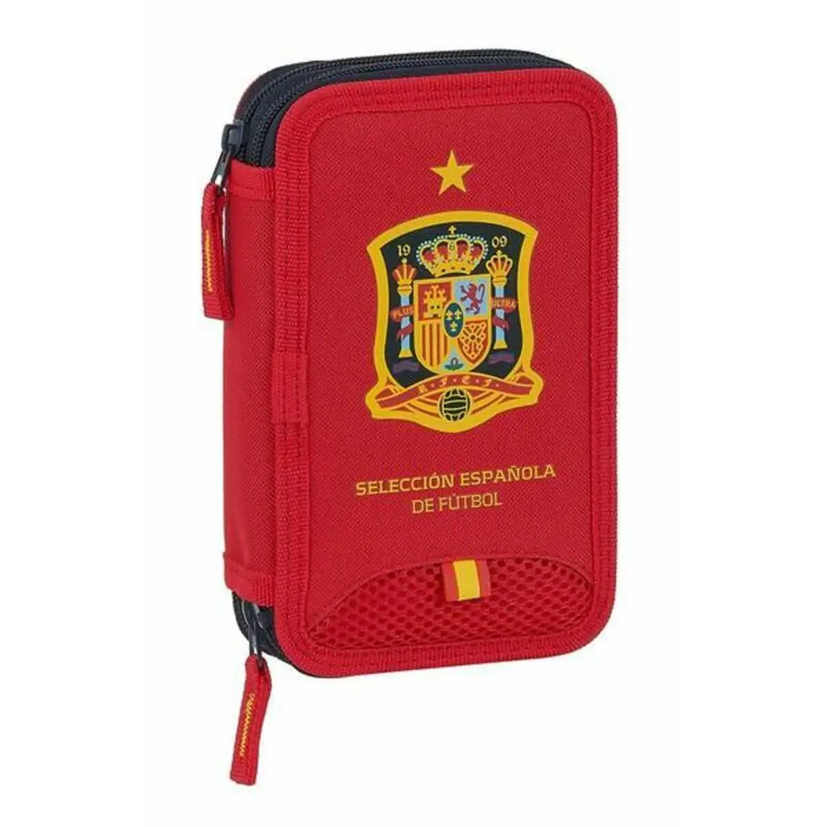 Plumier double rfef m854 rouge sportif 28 pieces 12 5 x 19 5 x 4 cm_4012. DIAYTAR SENEGAL - Là où Chaque Produit a son Histoire. Découvrez notre gamme de produits, chacun portant en lui le récit de l'artisanat et de la passion, pour vous offrir une expérience de shopping authentique.