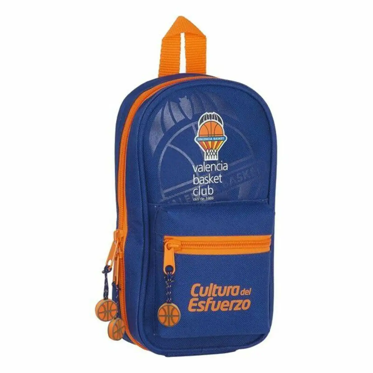 Plumier sac a dos valencia basket bleu orange_4256. DIAYTAR SENEGAL - Votre Destination pour un Shopping Inégalé. Naviguez à travers notre sélection minutieuse pour trouver des produits qui répondent à tous vos besoins.