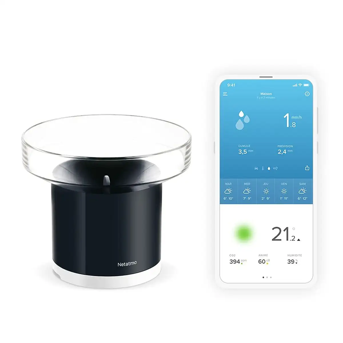 Pluviometre netatmo nrg01 ww reconditionne b _6072. Bienvenue chez DIAYTAR SENEGAL - Où le Shopping Devient un Voyage. Explorez notre plateforme pour dénicher des produits uniques, racontant l'histoire et l'âme du Sénégal.