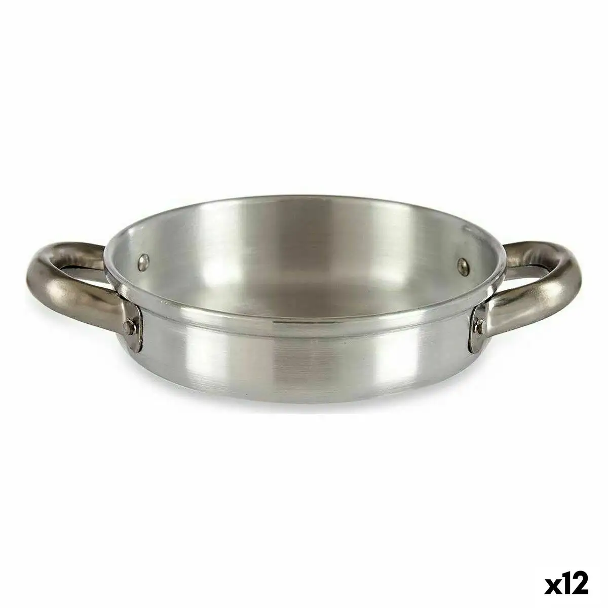 Poele argente aluminium 17 x 4 x 23 cm 12 unites _2893. DIAYTAR SENEGAL - Votre Plaisir Shopping à Portée de Clic. Explorez notre boutique en ligne et trouvez des produits qui ajoutent une touche de bonheur à votre vie quotidienne.