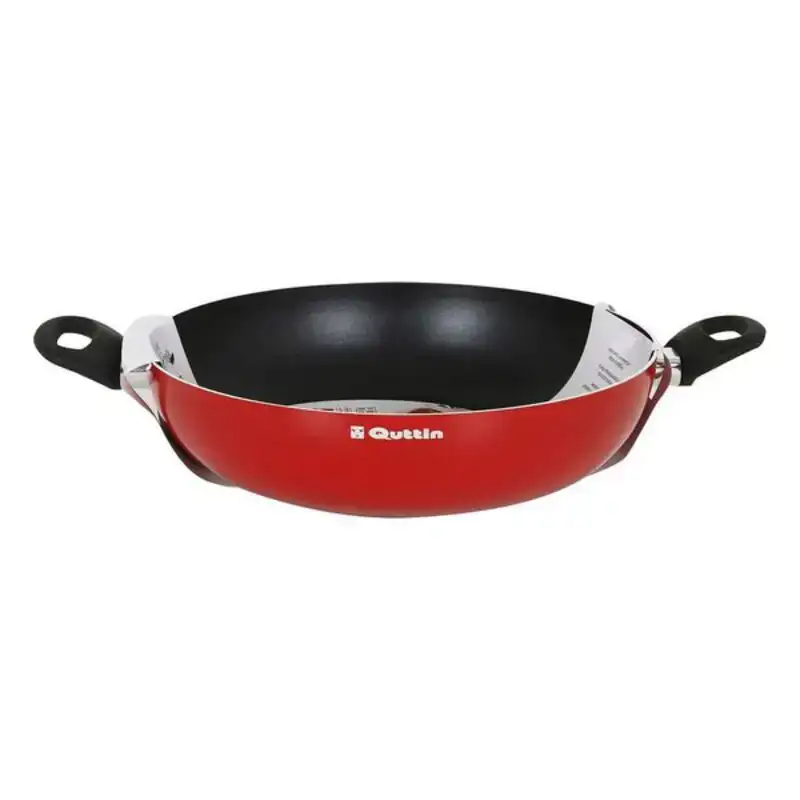 Poele creuse avec anses quttin 105424 o 32 cm acier inoxydable aluminium_3230. DIAYTAR SENEGAL - Où la Qualité est Notre Engagement. Explorez notre boutique en ligne pour découvrir des produits conçus pour vous apporter satisfaction et plaisir.