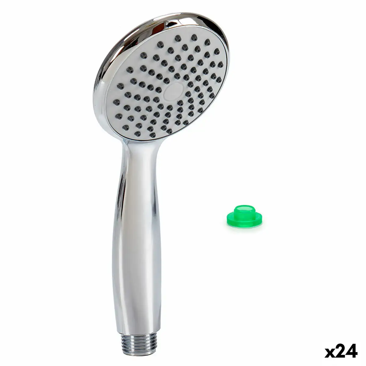 Pomme de douche argente plastique 20 x 9 x 4 cm 24 unites _5289. DIAYTAR SENEGAL - Là où Chaque Produit Est une Trouvaille. Explorez notre sélection minutieuse et découvrez des articles qui correspondent à votre style de vie et à vos aspirations.