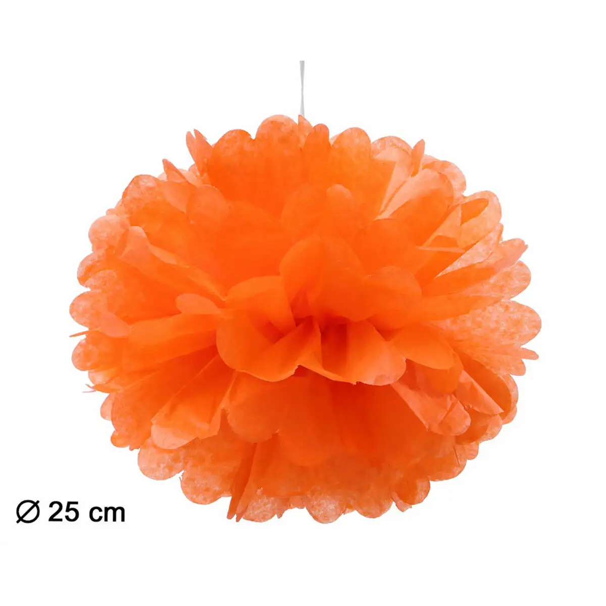 Pompons orange o 25 cm_9452. Entrez dans l'Univers de DIAYTAR SENEGAL - Où l'Élégance et la Variété se Rencontrent. Parcourez notre catalogue pour dénicher des articles qui ajoutent une touche d'élégance à votre vie.