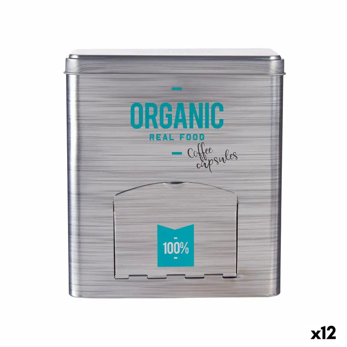 Porte capsules organic cafe distributeur gris fer blanc 9 x 18 x 16 1 cm 12 unites _6746. DIAYTAR SENEGAL - L'Odyssée du Shopping à Votre Portée. Parcourez notre boutique en ligne et partez à la découverte d'articles qui rendront chaque jour spécial.