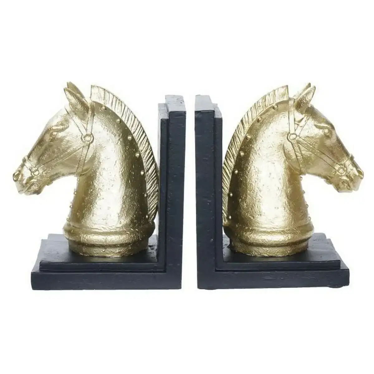 Porte livre dkd home decor cheval resine 15 x 11 x 17 5 cm 2 pcs _3245. DIAYTAR SENEGAL - Là où la Qualité se Marque d'une Touche Sénégalaise. Naviguez à travers notre boutique en ligne et choisissez des produits qui allient excellence et tradition.