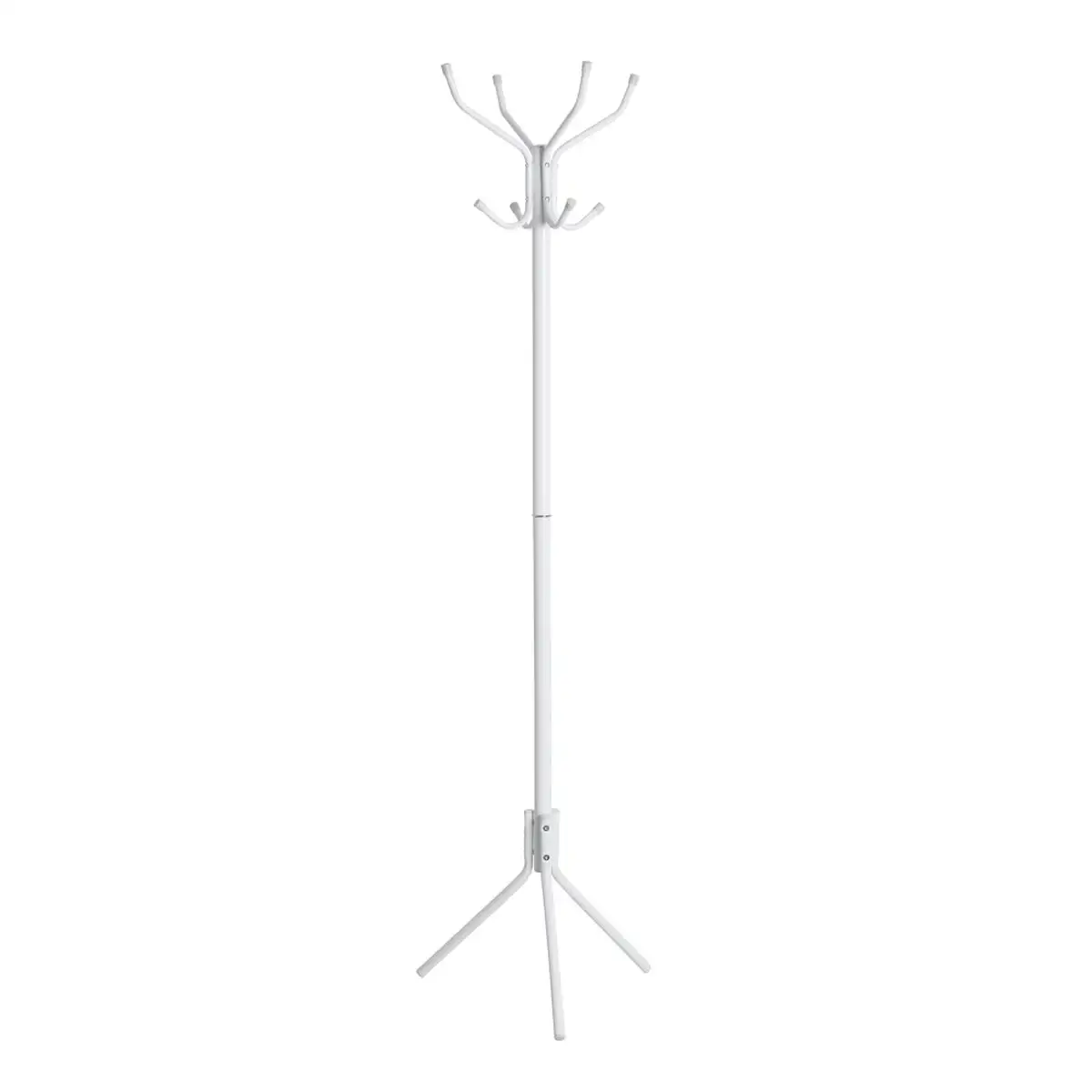 Porte manteaux 45 x 45 x 172 cm metal blanc_9733. DIAYTAR SENEGAL - L'Art du Shopping Éclairé. Parcourez notre catalogue et choisissez parmi des produits de qualité qui satisferont vos besoins et votre style.