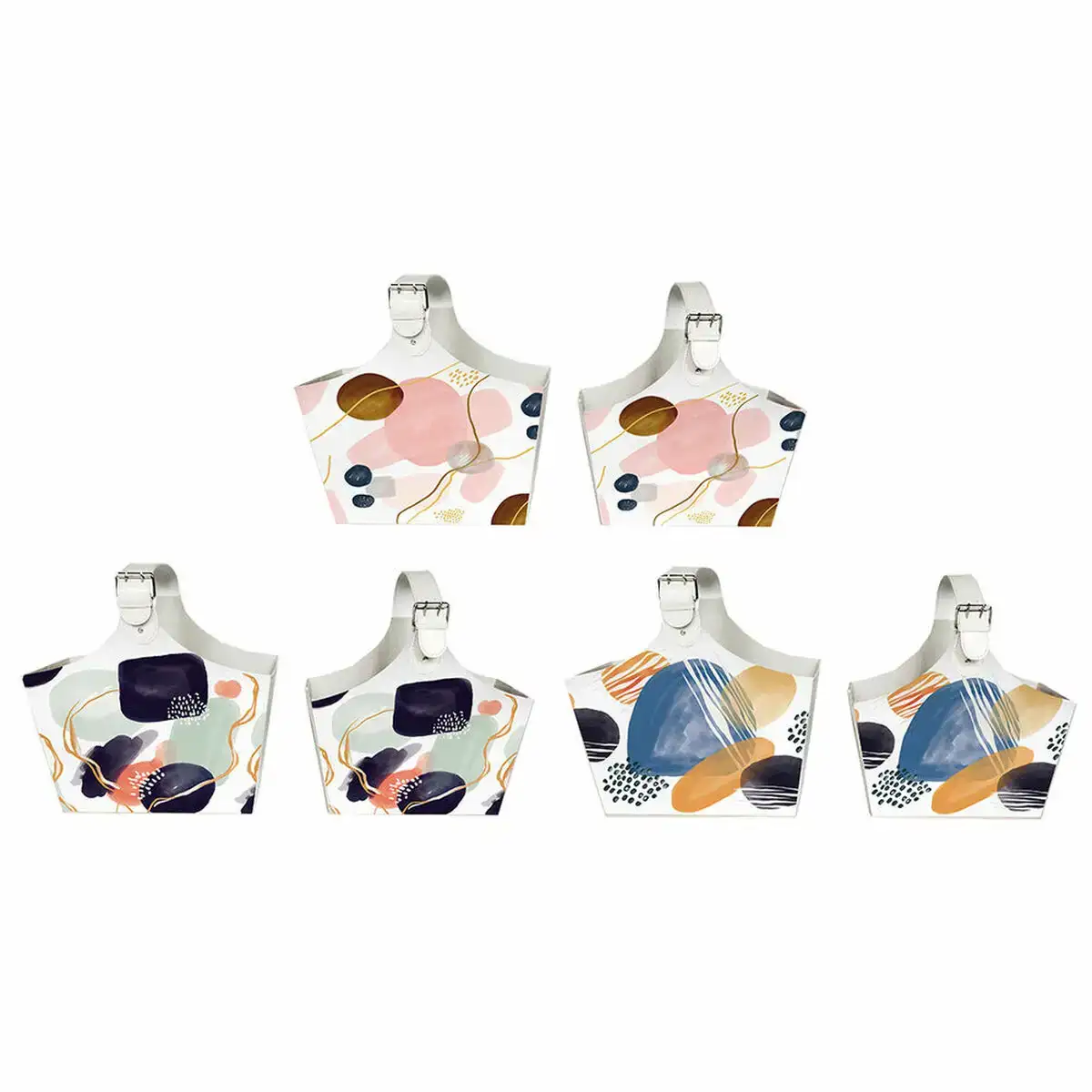 Porte revues dkd home decor 40 x 18 x 41 cm polyurethane multicouleur carton 3 pieces _5214. DIAYTAR SENEGAL - Là où Chaque Produit Est une Trouvaille. Explorez notre sélection minutieuse et découvrez des articles qui correspondent à votre style de vie et à vos aspirations.