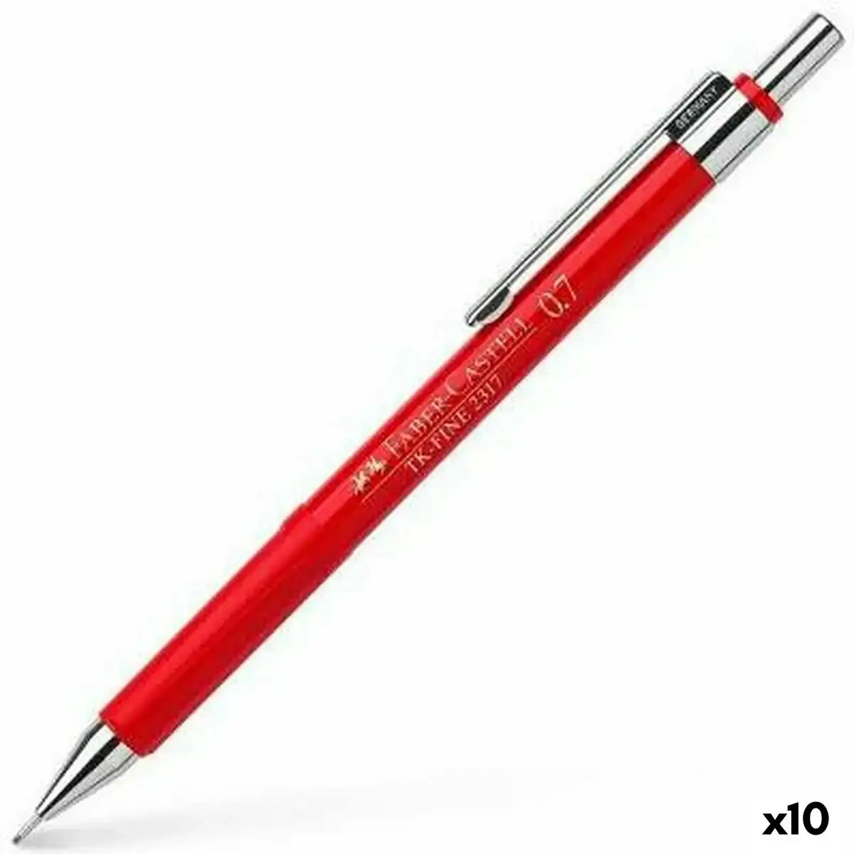 Portemines faber castell tk fine 2317 rouge 0 7 mm 10 unites _3192. DIAYTAR SENEGAL - L'Art de Magasiner sans Frontières. Parcourez notre vaste sélection d'articles et trouvez tout ce dont vous avez besoin, du chic à l'authentique, du moderne au traditionnel.