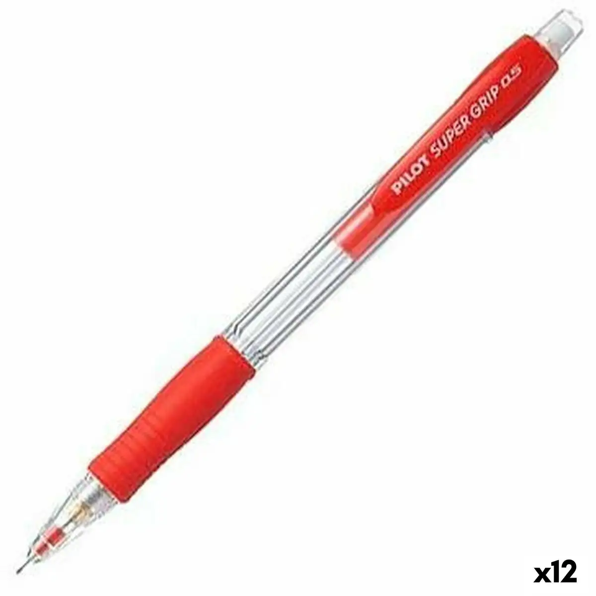 Portemines pilot super grip rouge 0 5 mm 12 unites _9218. Bienvenue chez DIAYTAR SENEGAL - Où Chaque Objet a sa Propre Histoire. Découvrez notre sélection soigneusement choisie et choisissez des produits qui racontent le patrimoine sénégalais.