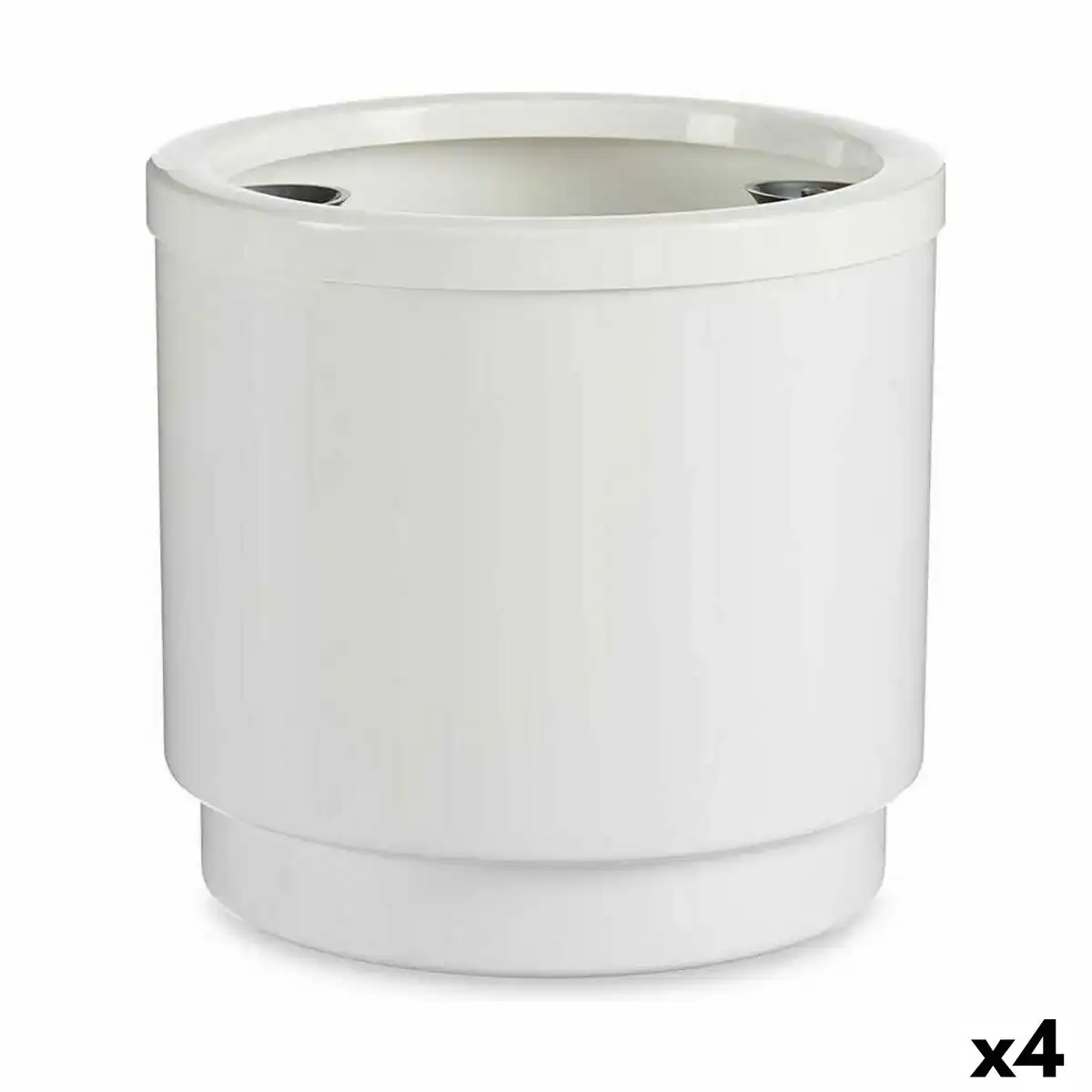Pot auto arrosant blanc polypropylene 26 x 25 x 26 cm 4 unites _9805. DIAYTAR SENEGAL - Votre Destination Shopping Exquise. Explorez notre boutique en ligne et découvrez des trésors qui ajoutent une touche de sophistication à votre style et à votre espace.