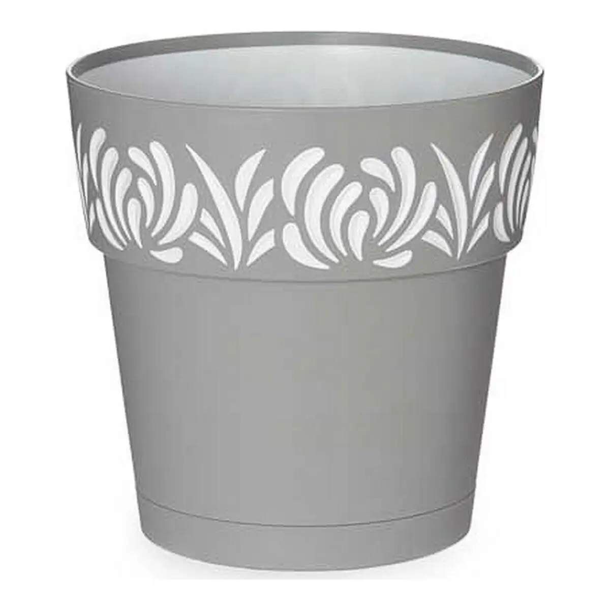 Pot auto arrosant stefanplast gaia gris blanc plastique 19 x 19 x 19 cm_3211. DIAYTAR SENEGAL - Votre Destination Shopping d'Exception. Parcourez nos rayons virtuels et choisissez des produits qui incarnent l'excellence et la diversité.