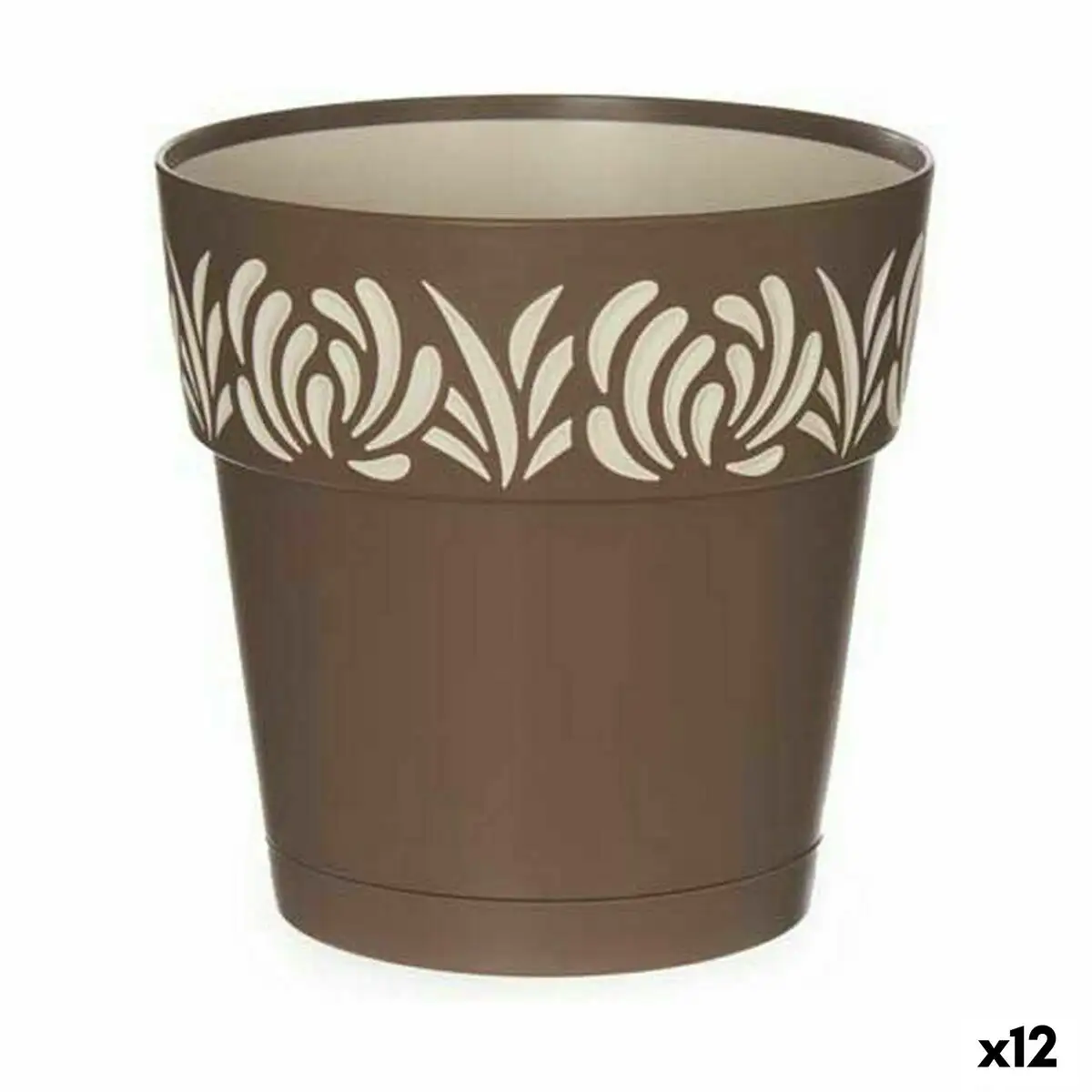 Pot auto arrosant stefanplast gaia marron plastique 15 x 15 x 15 cm 12 unites _4804. DIAYTAR SENEGAL - Où Choisir est un Plaisir. Explorez notre boutique en ligne et choisissez parmi des produits de qualité qui satisferont vos besoins et vos goûts.