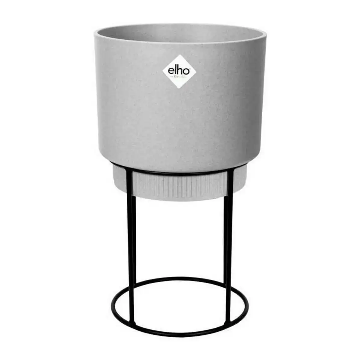 Pot elho gris plastique avec support ronde o 22 x 38 2 cm _6979. Entrez dans l'Univers de DIAYTAR SENEGAL - Où Chaque Produit a son Éclat Unique. Explorez notre gamme variée et choisissez des articles qui illuminent votre quotidien.