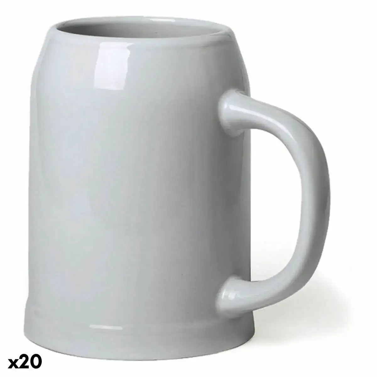 Pot en ceramique 146313 blanc 700 ml 20 unites _4863. DIAYTAR SENEGAL - Votre Destination pour un Shopping Inégalé. Naviguez à travers notre sélection minutieuse pour trouver des produits qui répondent à tous vos besoins.