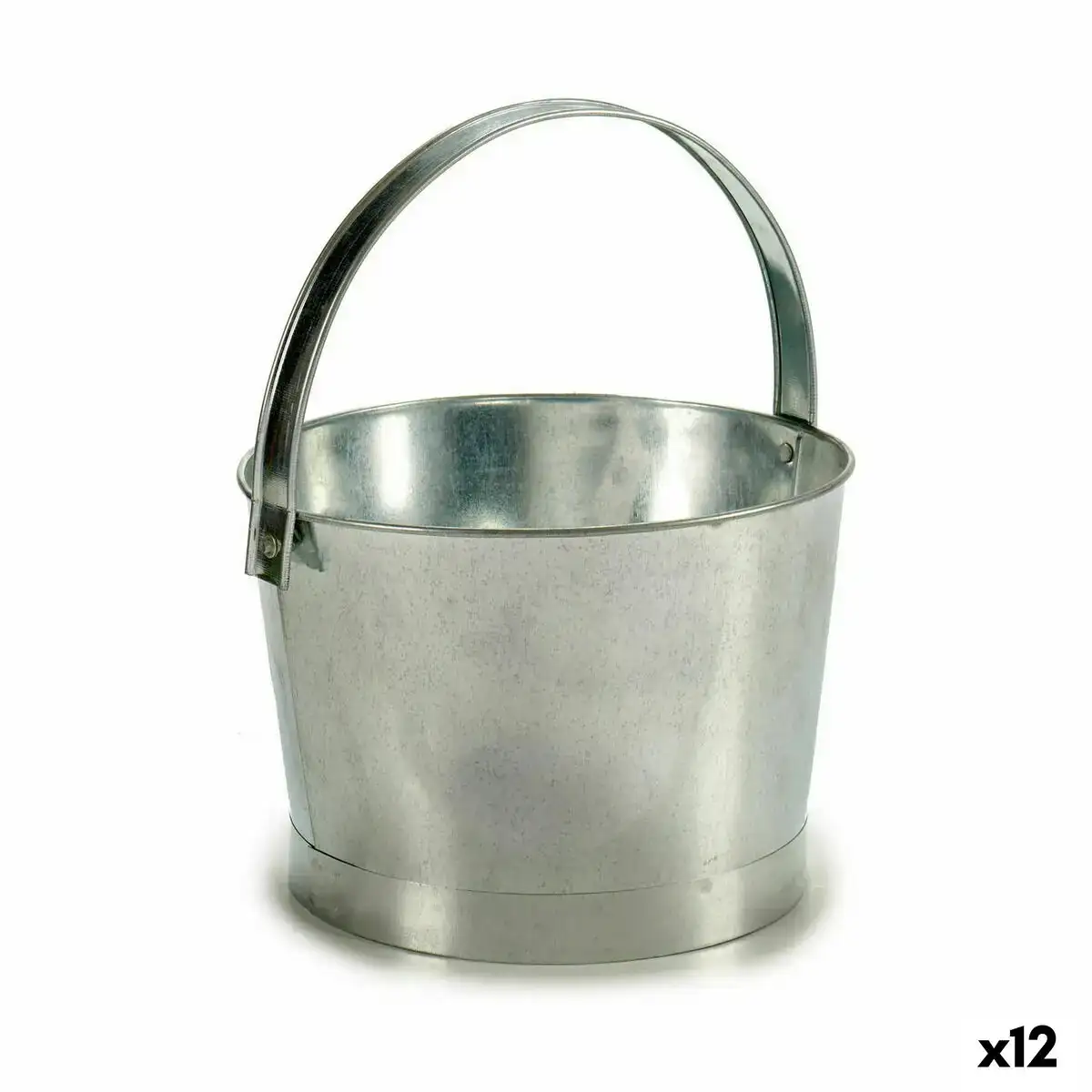 Pot seau argente zinc 25 x 30 x 26 5 cm 12 unites _1998. DIAYTAR SENEGAL - Votre Boutique en Ligne, Votre Histoire. Explorez notre sélection et découvrez des produits qui reflètent votre parcours et vos aspirations, un achat à la fois.