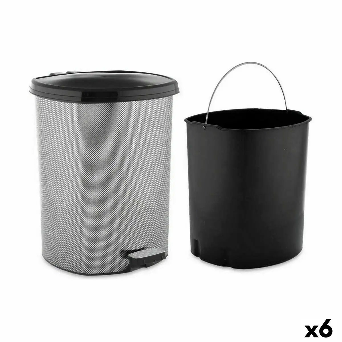 Poubelle a pedale gris fonce plastique 11 l 6 unites _3500. DIAYTAR SENEGAL - Votre Source d'Inspiration Shopping. Parcourez nos rayons et trouvez des articles qui vous inspirent, que ce soit pour votre style, votre maison ou votre vie quotidienne.