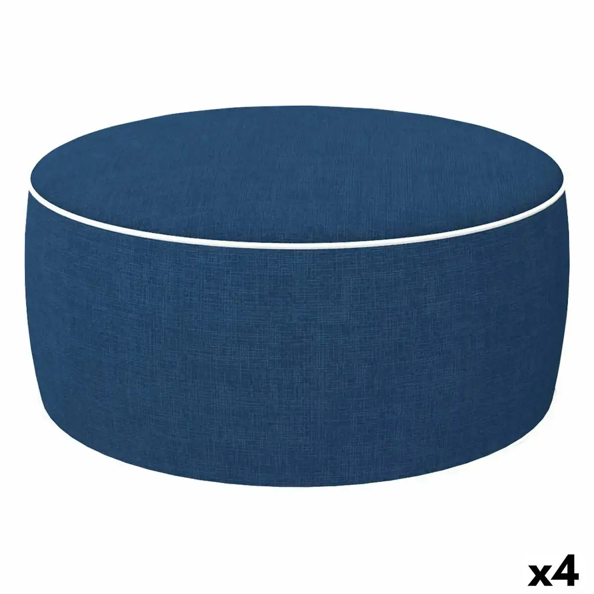 Pouf gonflable aktive blue marine 53 x 23 x 53 cm classique 4 unites _8629. DIAYTAR SENEGAL - Là où Vos Rêves Prendent Forme. Plongez dans notre catalogue diversifié et trouvez des produits qui enrichiront votre quotidien, du pratique à l'exceptionnel.