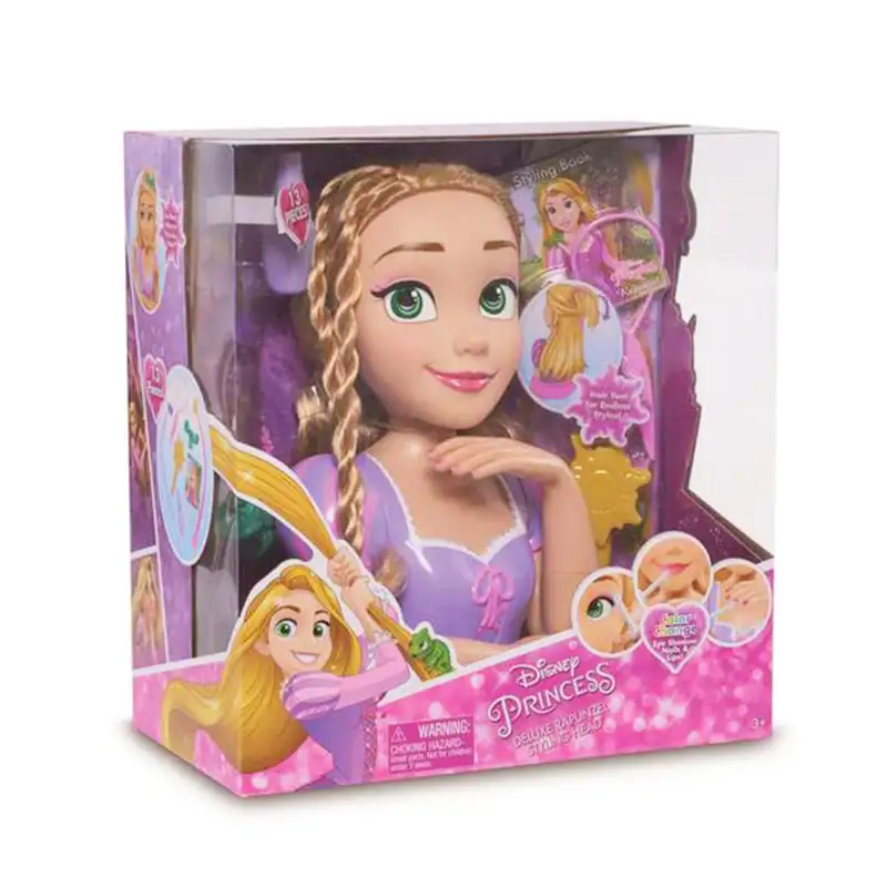 Poupée à coiffer Disney Princess Rapunzel Princesses Disney Rapunzel (13  pcs) - DIAYTAR SÉNÉGAL