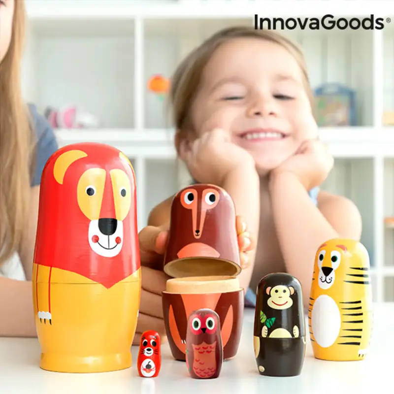 Poupee russe en bois avec figurines d animaux funimals innovagoods ig815363 bois reconditionne b _1565. Entrez dans le Monde Éclectique de DIAYTAR SENEGAL. Explorez nos catégories et dénichez des trésors qui reflètent la richesse et l'authenticité du Sénégal.