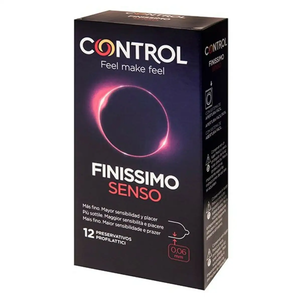 Preservatifs control finissimo senso 12 uds _5237. DIAYTAR SENEGAL - Où Choisir Devient un Plaisir. Découvrez notre boutique en ligne et choisissez parmi une variété de produits qui satisferont tous vos besoins.