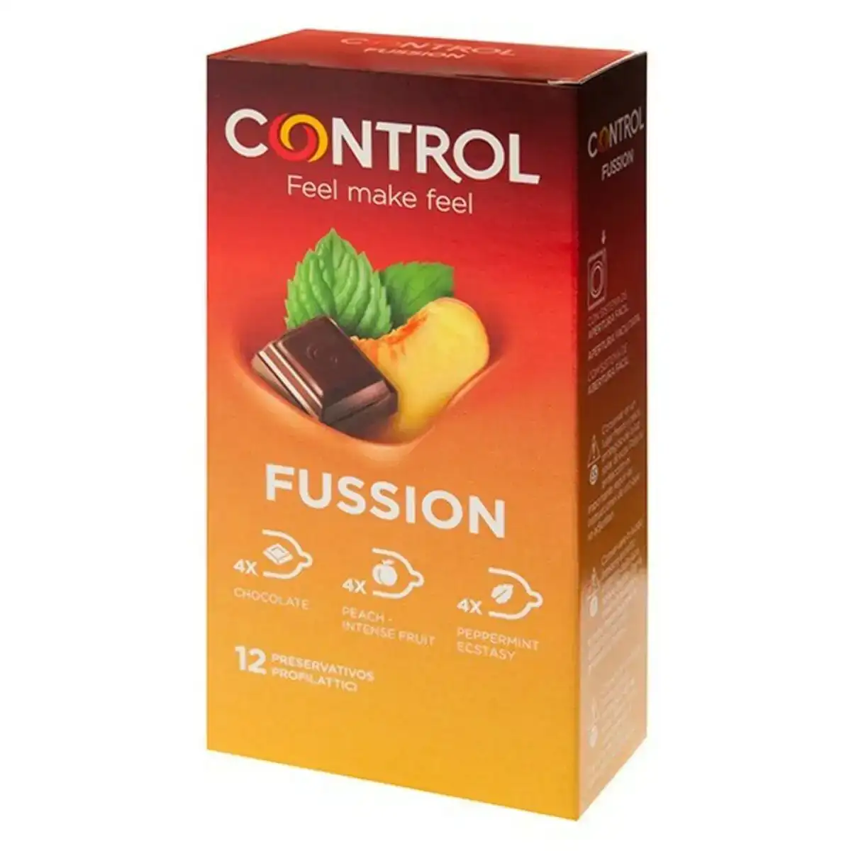 Preservatifs fussion control 12 uds _2435. DIAYTAR SENEGAL - Votre Escapade Shopping Virtuelle. Explorez notre boutique en ligne et dénichez des trésors qui évoquent la culture et le savoir-faire sénégalais, un clic à la fois.