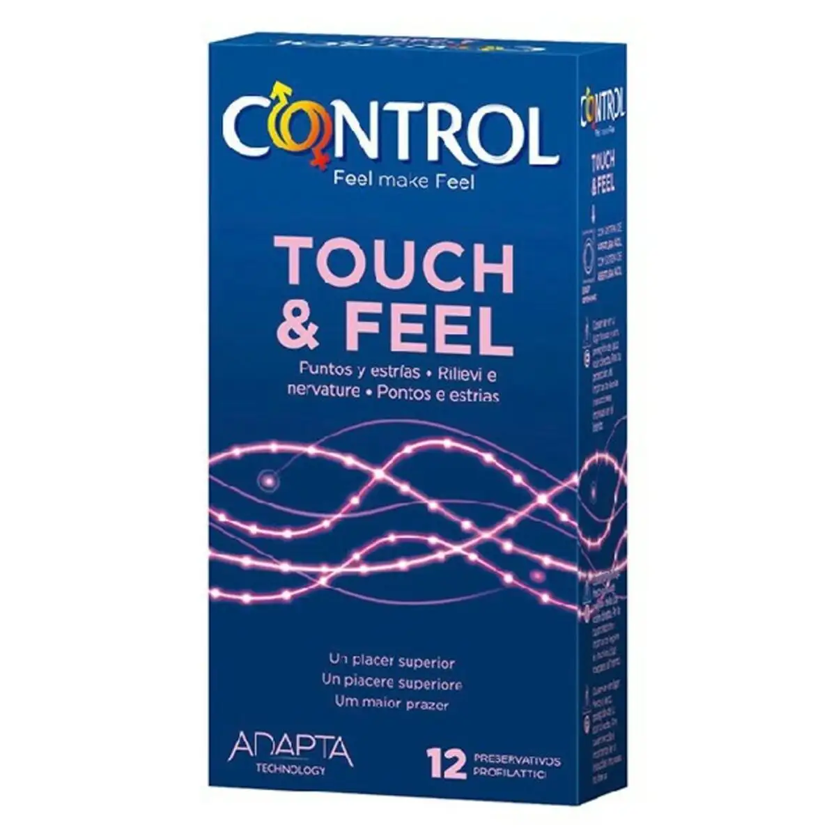 Preservatifs touch and feel control 12 uds _5140. Entrez dans l'Univers de DIAYTAR SENEGAL - Où Chaque Produit a son Éclat Unique. Explorez notre gamme variée et choisissez des articles qui illuminent votre quotidien.