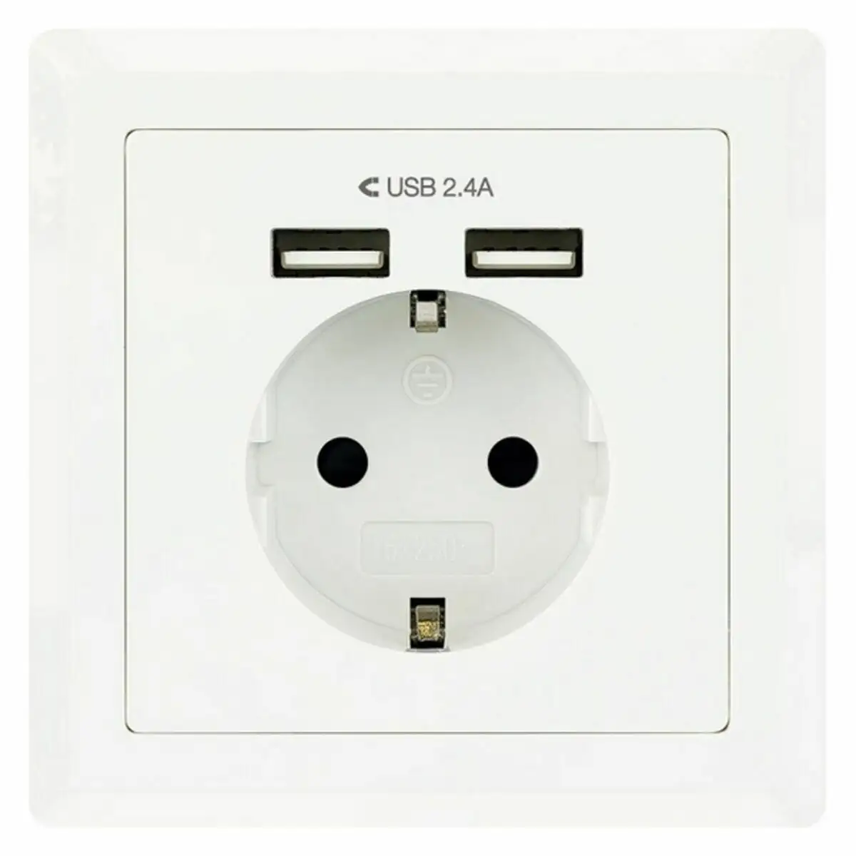 Prise murale avec 2 ports usb tooq base de enchufe de pared tipo schuko con 2 tomas usb max 2 4a blanca 5v 2 4a_4872. DIAYTAR SENEGAL - Où Chaque Produit est une Histoire à Raconter. Découvrez notre sélection de produits qui vous permettent de créer votre propre récit à travers vos achats.