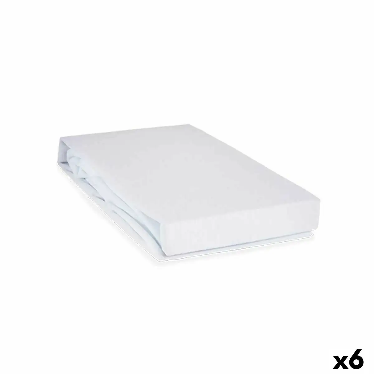 Protecteur de matelas blanc 135 x 195 cm 6 unites _4918. DIAYTAR SENEGAL - Là où Chaque Produit est une Trouvaille Unique. Découvrez notre boutique en ligne et trouvez des articles qui vous distinguent par leur originalité.