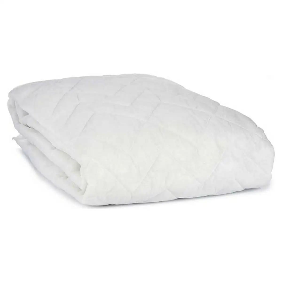 Protecteur de matelas blanc 190 x 150 x 1 cm _5302. DIAYTAR SENEGAL - Où Chaque Sélection est une Victoire. Découvrez notre boutique en ligne et trouvez des articles qui vous rendent la vie plus belle, un choix à la fois.