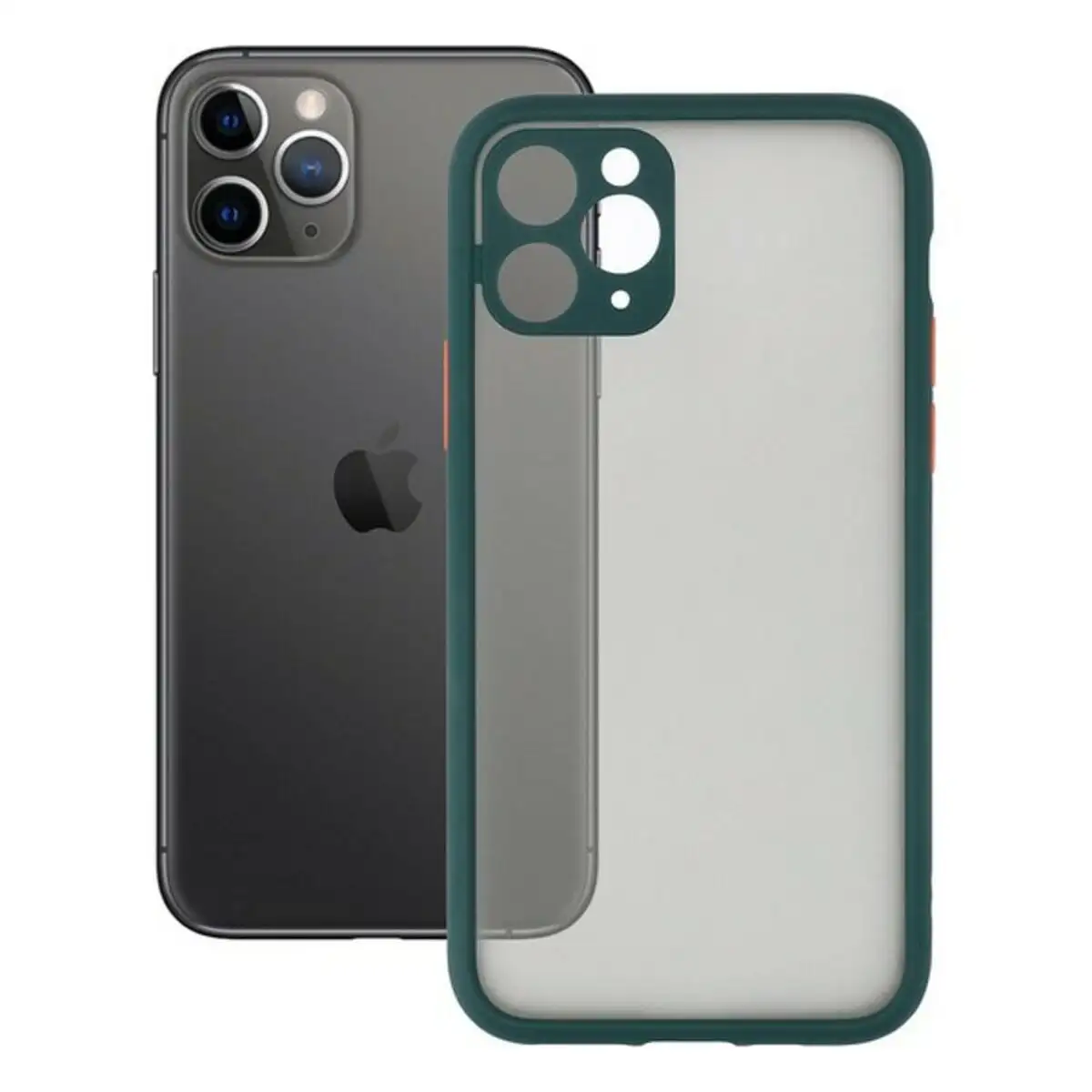 Protection pour telephone portable iphone 11 ksix duo soft vert_3893. DIAYTAR SENEGAL - L'Art de Choisir, l'Art de Vivre. Parcourez notre boutique en ligne et découvrez des produits qui transforment chaque choix en une expérience enrichissante.