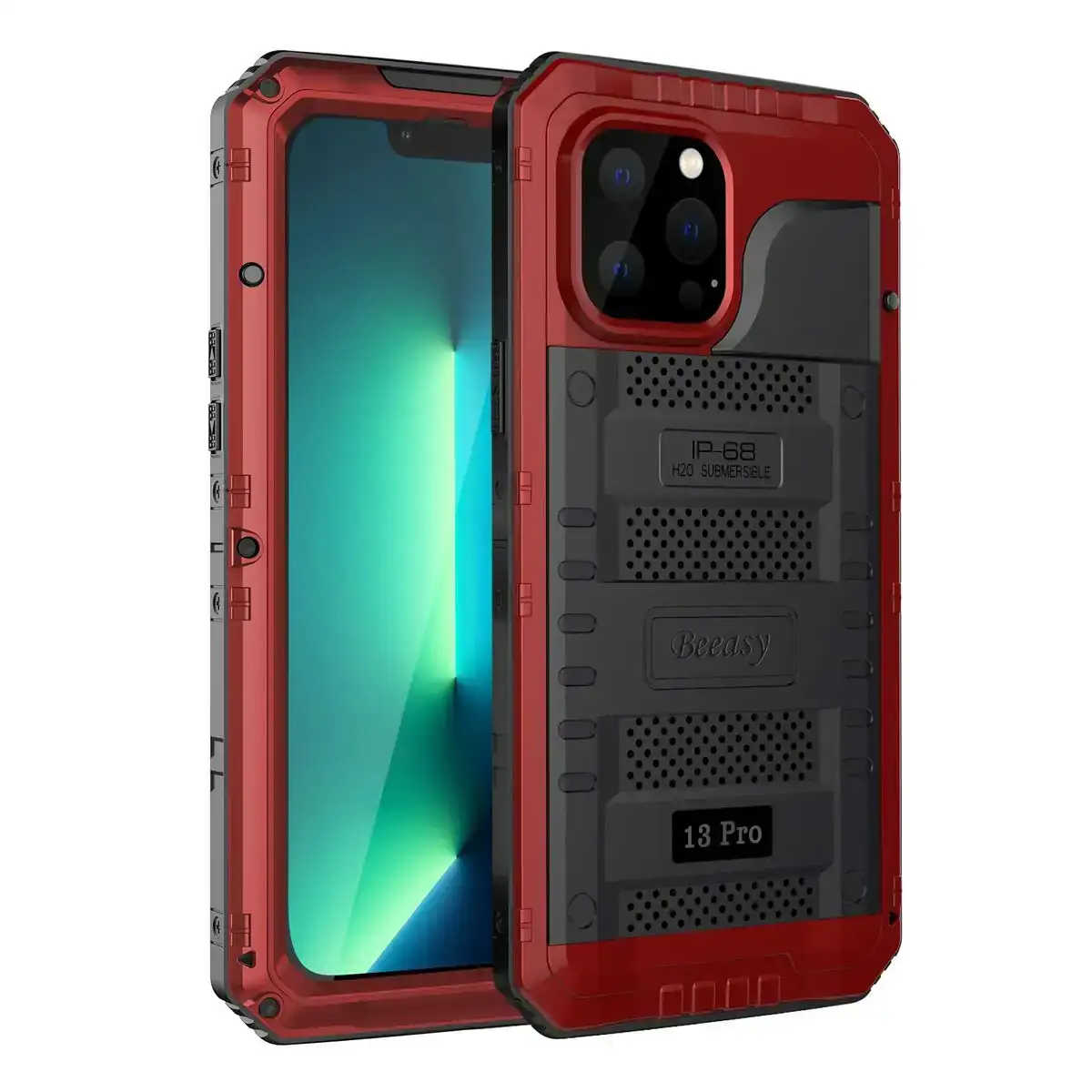 Protection pour telephone portable iphone 13 pro max beeasy rouge reconditionne d _7424. DIAYTAR SENEGAL - Là où Choisir est une Célébration de l'Artisanat. Explorez notre gamme variée et choisissez des produits qui incarnent la tradition et le talent des artisans du Sénégal.