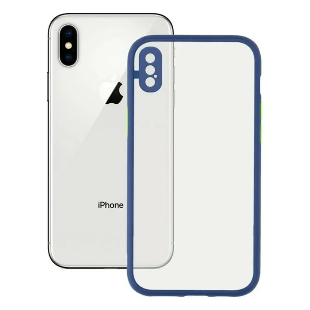 Protection pour telephone portable iphone x xs ksix duo soft bleu_5675. DIAYTAR SENEGAL - Là où les Rêves de Shopping Deviennent Réalité. Naviguez à travers notre catalogue diversifié et choisissez parmi une variété d'articles qui feront de votre shopping une expérience inoubliable.