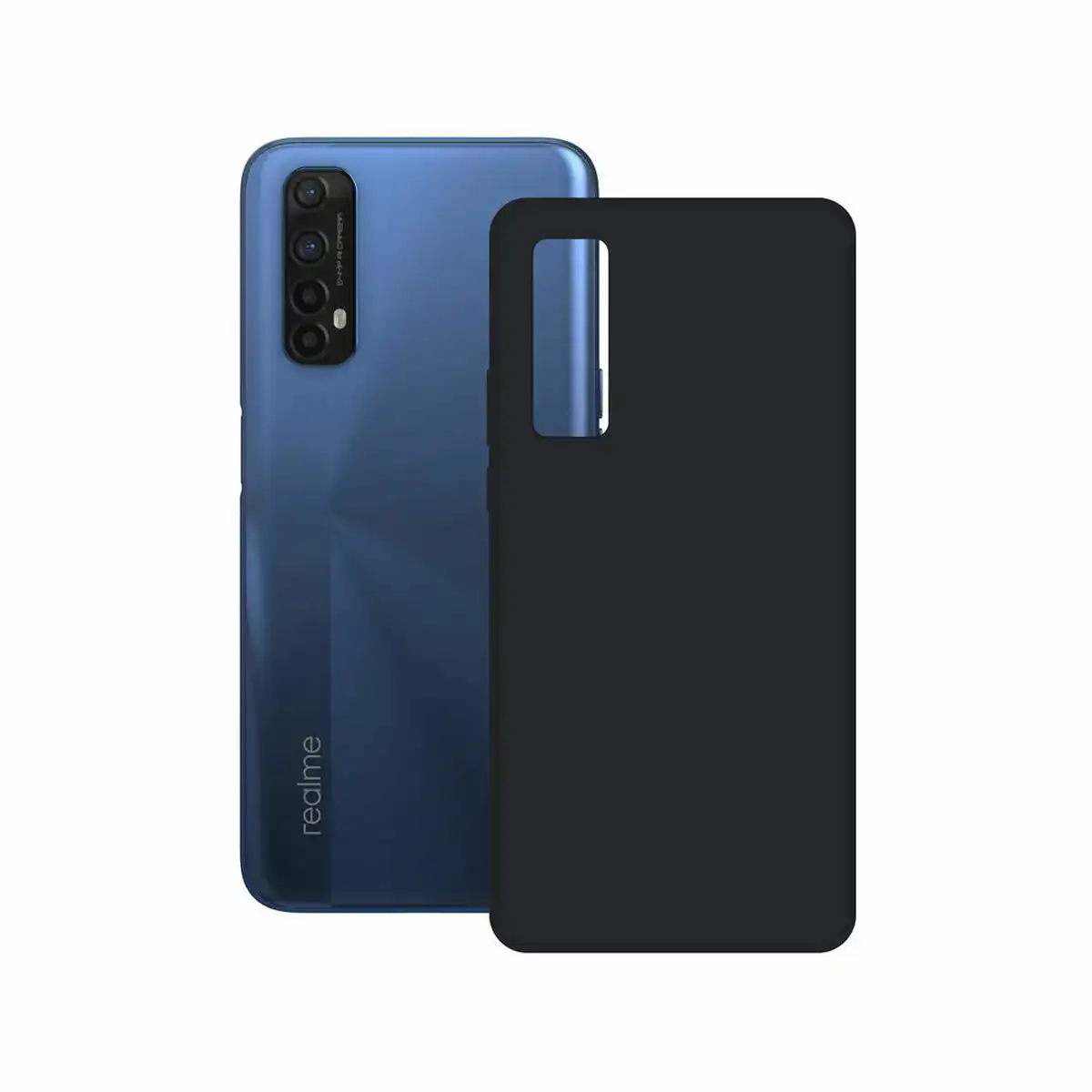 Protection pour telephone portable ksix realme 7 noir_7245. DIAYTAR SENEGAL - Là où Choisir est un Acte d'Amour pour le Sénégal. Explorez notre gamme et choisissez des produits qui célèbrent la culture et l'artisanat du pays.
